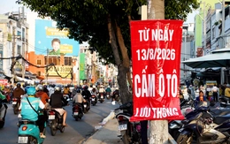 Ngày đầu cấm ô tô trên đường Cách Mạng Tháng Tám: Chưa ghi nhận tình trạng ùn ứ kéo dài