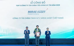Tài chính Mirae Asset vào ‘Top 5 Công ty Tài chính Uy tín 2026’