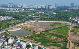 Công trường hầm chui, hồ điều hòa rộng gấp đôi hồ Gươm ở phía đông Hà Nội