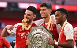 Arsenal luôn vô địch khi gặp Man City ở Siêu cúp Anh