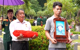 Đưa hài cốt liệt sĩ Đặng Doãn Ngọ về quê nhà Nghệ An sau 48 năm nằm lại TP.HCM