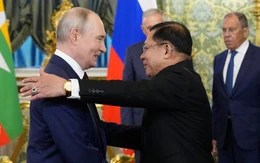 Tổng thống Myanmar Min Aung Hlaing gặp ông Putin