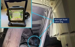 Úc điều tra vụ đèn làm việc bỏ quên trong cánh máy bay Qantas suốt hai ngày