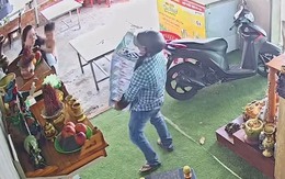 Tên trộm xếp ngay ngắn 6 thùng bia vào chỗ cũ khi gặp chủ nhà