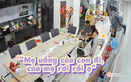 Mẹ ấm lòng khi con gái nhỏ biết quan tâm và sẻ chia