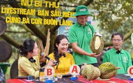 'Thủ phủ sầu riêng' rước voi về làm lễ cầu no đủ, livestream bán hàng sang Trung Quốc