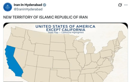 Lãnh sự quán Iran đăng ảnh gọi California là lãnh thổ mới của Tehran