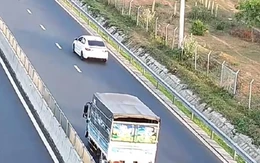 Xử phạt nữ tài xế lùi xe trên cao tốc Vĩnh Hảo - Phan Thiết