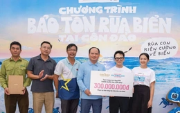Cocoon Việt Nam hỗ trợ 300 triệu đồng bảo tồn rùa biển tại Côn Đảo