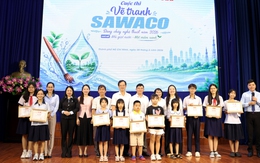Học sinh TP.HCM vẽ tranh 'gieo' tình yêu nguồn nước