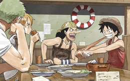 One Piece hé lộ hình ảnh tri ân chương manga đầu tiên