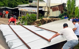 Mưa dông, lốc xoáy gây thiệt hại 7 xã ở Tây Ninh, 1 người tử vong