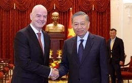 Tổng Bí thư, Chủ tịch nước Tô Lâm tiếp Chủ tịch FIFA Gianni Infantino