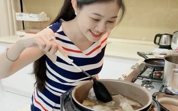 Khán giả bất ngờ khi Quế Trân trổ tài làm đầu bếp