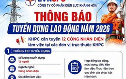 Công ty Cổ phần Điện lực Khánh Hòa tuyển dụng lao động năm 2026