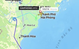 Mưa dông khiến hàng chục chuyến bay không thể hạ cánh xuống Nội Bài, có chuyến bay về Cát Bi