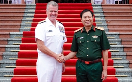 Đại tướng Nguyễn Tân Cương hội kiến Tư lệnh Bộ Tư lệnh Thái Bình Dương Mỹ