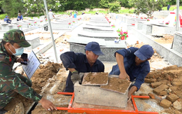Tìm thấy thẻ ghi tên Nguyễn Văn Thuần trong mộ liệt sĩ ở An Giang