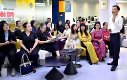 Giảng viên, học viên cao học báo chí tìm hiểu kinh tế báo chí tại Tuổi Trẻ