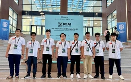 7/8 học sinh Việt Nam đoạt huy chương Olympic trí tuệ nhân tạo quốc tế