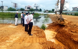 Vụ xây đô thị gây ngập nước vào nhà dân: Nhà thầu khơi thông tiêu thoát nước