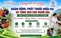 Thủy điện A Vương phối hợp khám bệnh, phát thuốc và trao quà tại xã Bến Hiên