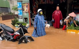 Lũ bất ngờ dâng cao trở lại trong đêm khiến nhiều nhà dân ở Đồng Nai ngập sâu