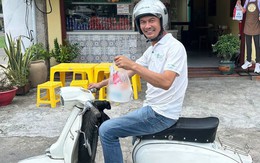 Tiết Cương bán quán ăn bình dân, tự chạy xe giao hàng nuôi gia đình