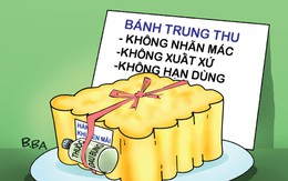 Bánh Trung thu 'ba không' bán kèm hàng khuyến mãi