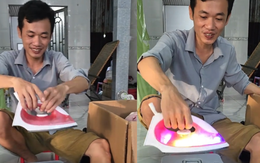 Độc lạ anh trai chế tạo bàn ủi nhưng không dùng để ủi đồ