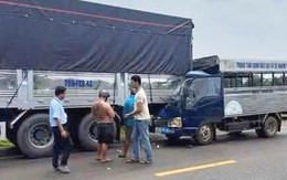 Xe tập lái tông xe tải, giáo viên dạy lái xe tử vong