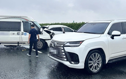 Vụ xe Lexus dừng đột ngột gây tai nạn liên hoàn trên cao tốc: Xe từng chạy quá tốc độ