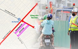 Lưu ý: Các tuyến đường chuyển thành một chiều để thi công Metro số 2
