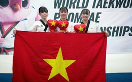 Châu Tuyết Vân cùng đồng đội bảo vệ thành công HCV taekwondo thế giới
