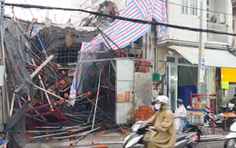 Sập giàn giáo tại căn nhà đang xây ở Cần Thơ khiến 3 công nhân bị thương