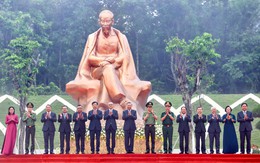 Tổng Bí thư, Chủ tịch nước Tô Lâm dự lễ khánh thành tượng đài 'Bác Hồ với Ngày hội non sông'