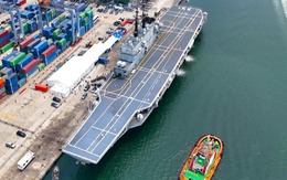 Cận cảnh tàu sân bay đầu tiên của Indonesia, vừa tiếp nhận từ Ý
