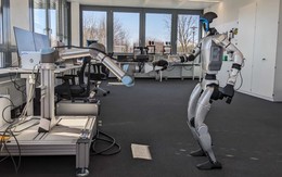 Robot hình người học làm thợ lợp mái: Đi trên mái dốc, cầm búa, bắn đinh