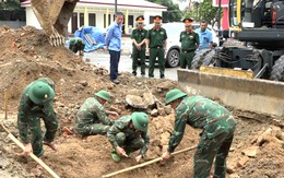 Quy tập 6 hài cốt liệt sĩ trong khuôn viên chi nhánh ngân hàng ở Quảng Trị