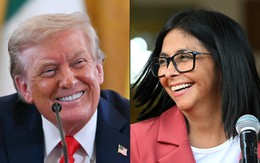 Ông Trump lần đầu gặp Tổng thống lâm thời Venezuela