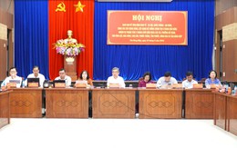 Phó bí thư Thành ủy TP.HCM Nguyễn Phước Lộc làm việc với Đảng ủy 8 xã, phường