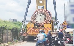 Doanh nghiệp bị phạt 8 triệu đồng vì xe công trình gây cản trở giao thông