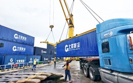 Cần Thơ đón chuyến tàu container đầu tiên từ cảng Nam Ninh, Trung Quốc