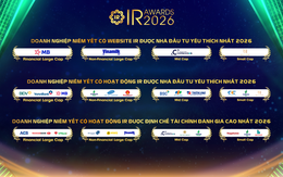 IR Awards 2026: nâng chuẩn quan hệ nhà đầu tư khi thị trường nâng hạng