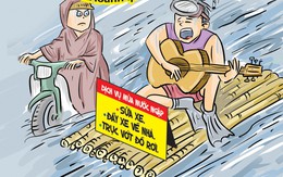 Dịch vụ ăn theo nhờ 'hồi chiều trời mưa'