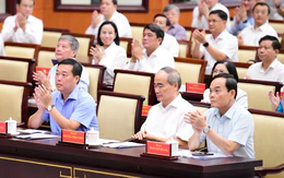 Bí thư Trần Lưu Quang chủ trì hội nghị học tập nghị quyết, chỉ thị của Bộ Chính trị tại điểm cầu TP.HCM