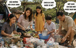 Kỳ nghỉ gia đình mang lỉnh kỉnh đồ nấu ăn như… dọn bếp đi theo!