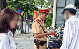 CSGT Hà Nội bắt đầu cao điểm xử lý vi phạm giao thông liên quan học sinh