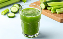 Nước ép cần tây và dưa chuột có 6 dưỡng chất có lợi cho cơ thể