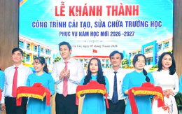 Xã Củ Chi khánh thành 3 công trình sửa chữa, cải tạo trường học đúng ngày khai giảng